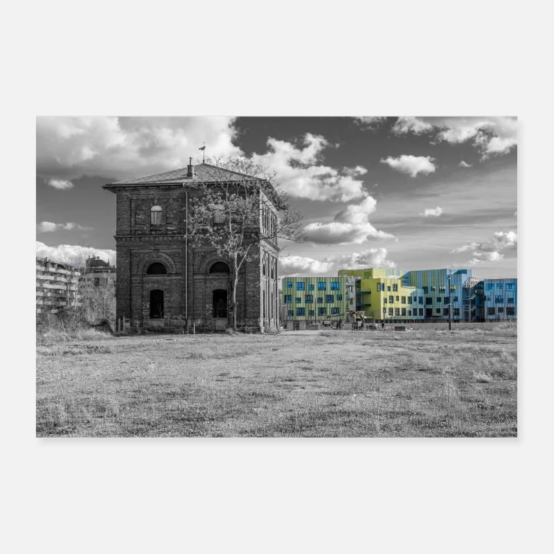 Lost place and something new is created Poster 12" x 8" (30x20 cm)