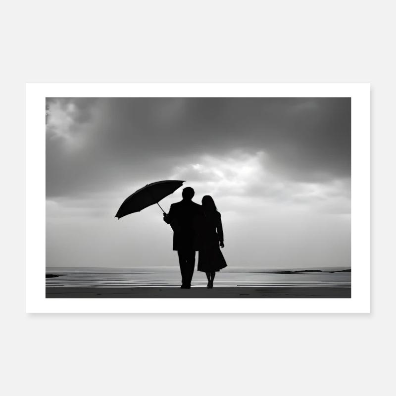 Magie eines regnerischen Tages Poster 30x20 cm