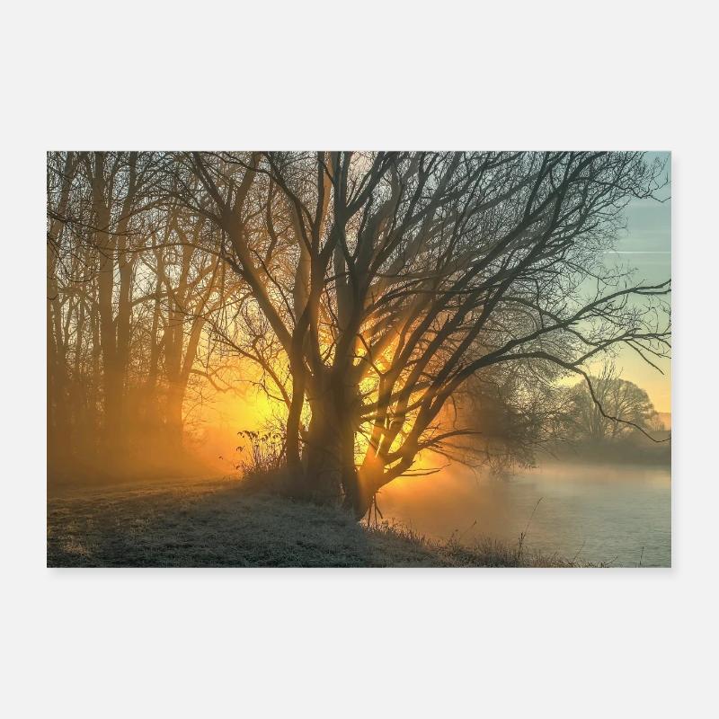 Arbre en feu Poster 30 x 20 cm