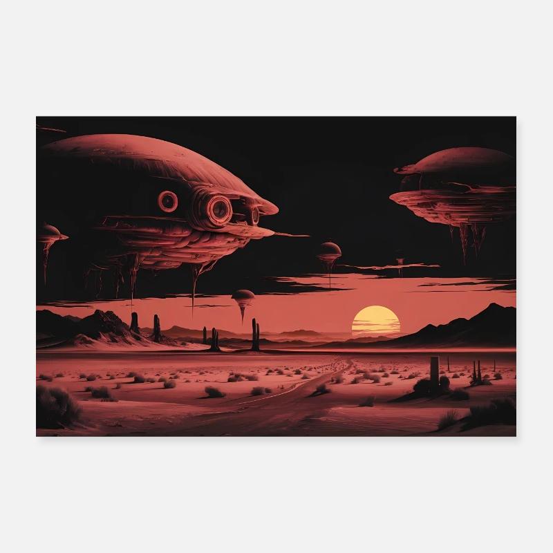 Désert Rouge Poster 30 x 20 cm