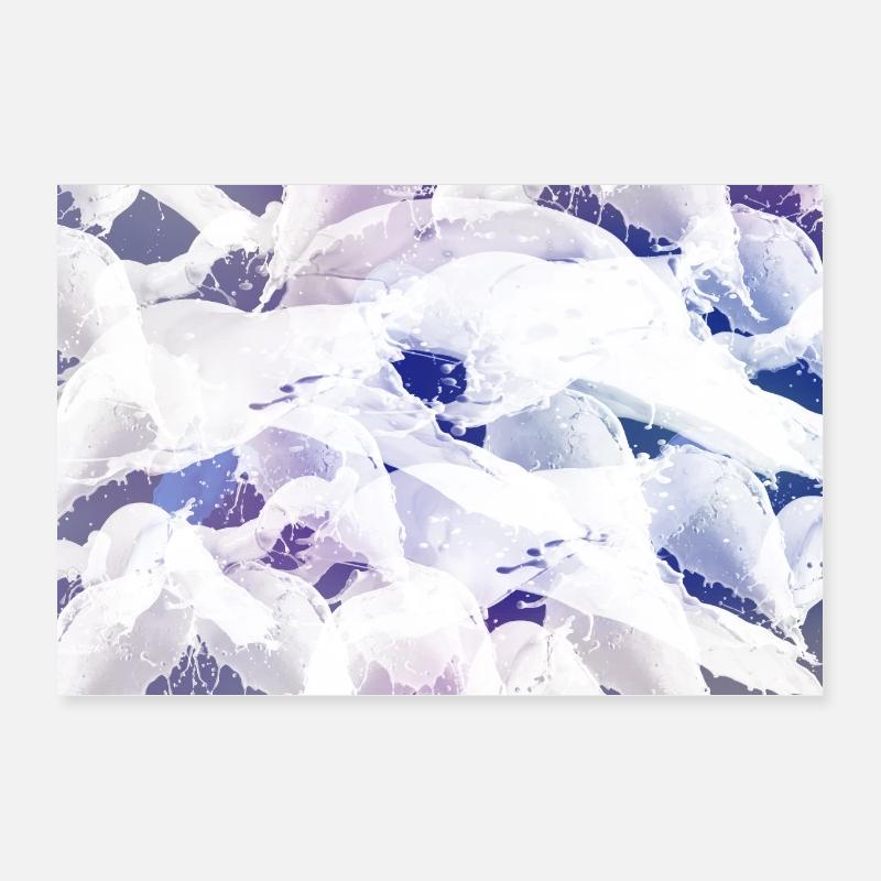 Explosion de lait Poster 30 x 20 cm