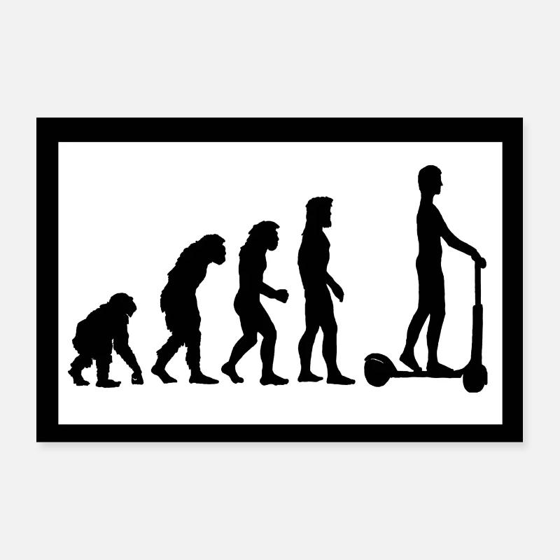 scooter revolution evolution poster Poster 30x20 cm