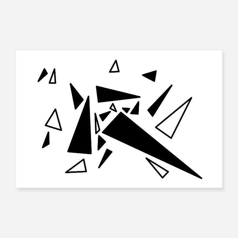 trekant Poster 30x20 cm
