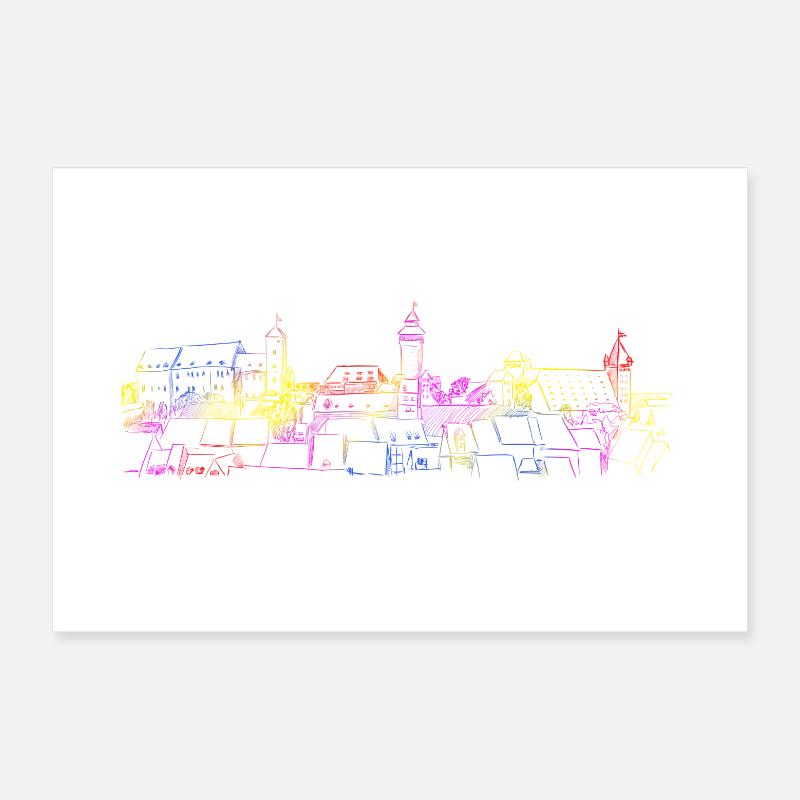 Nürnberg Poster 30x20 cm
