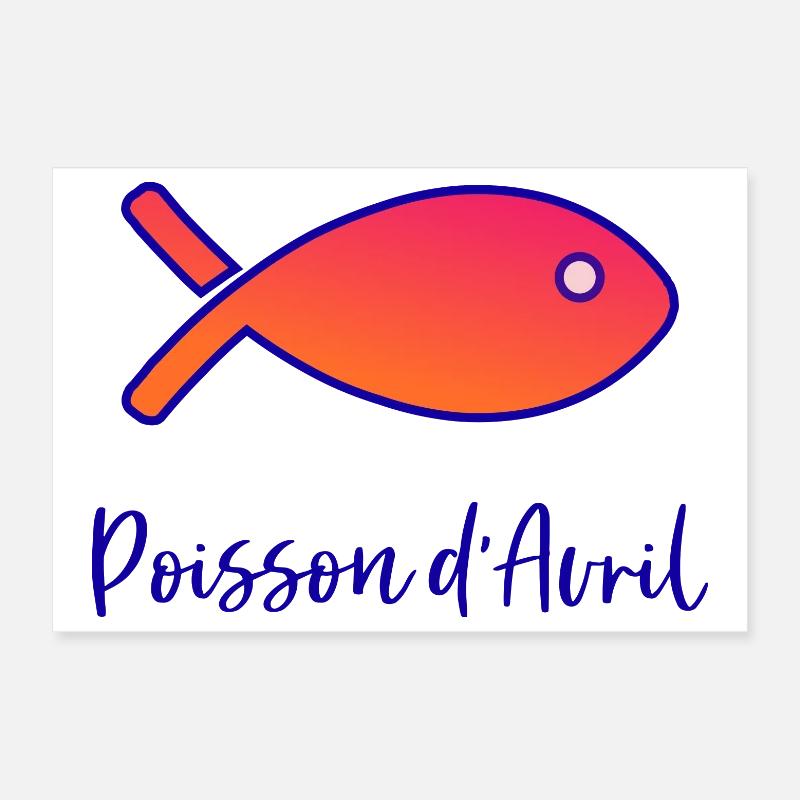 APRIL FOOL Poster 12" x 8" (30x20 cm)