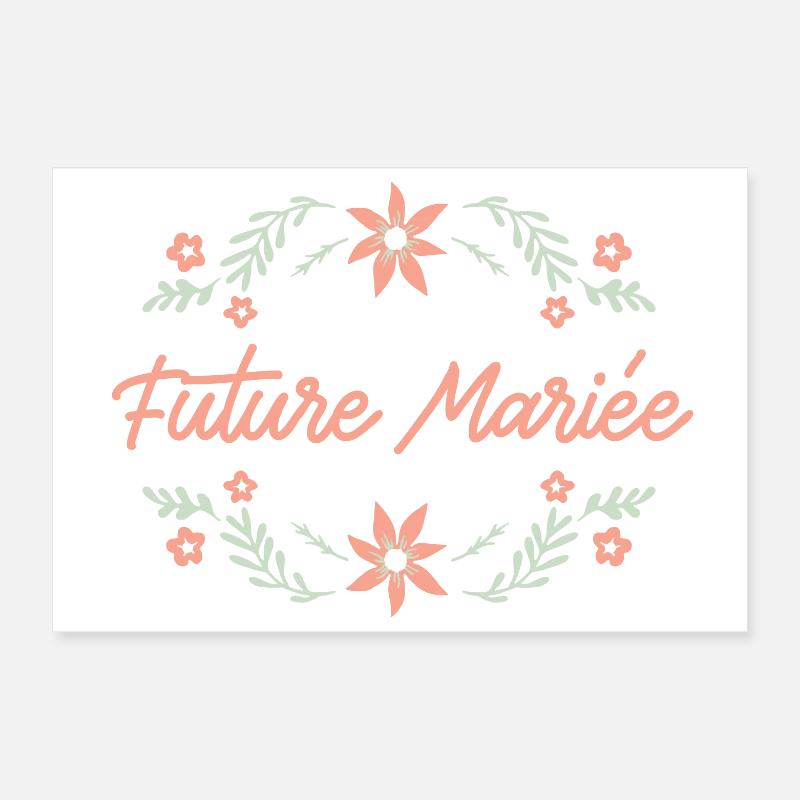 future mariée Poster 30 x 20 cm