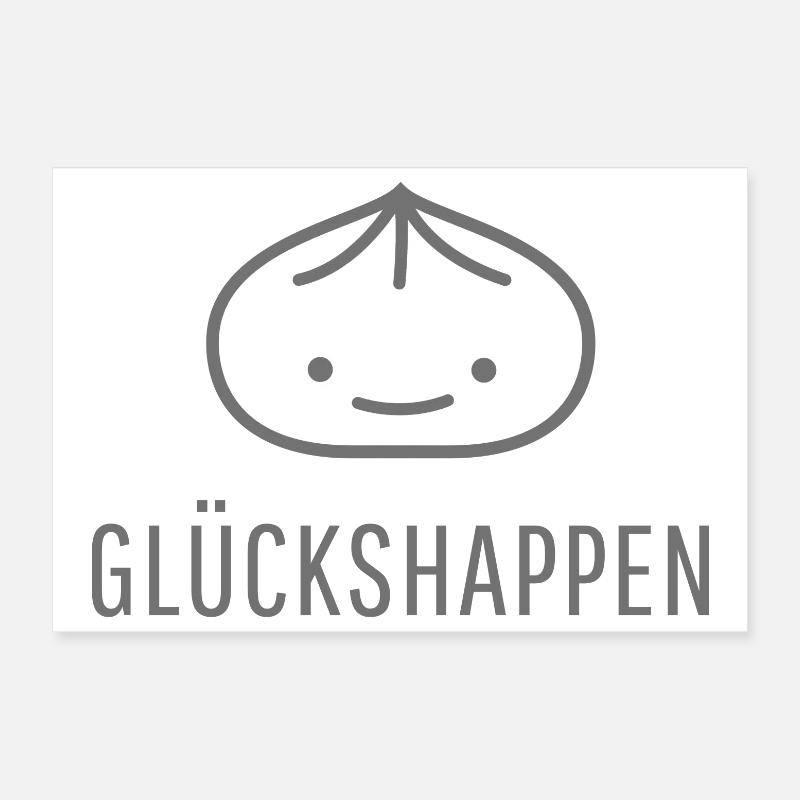 Boulettes heureuses Poster 30 x 20 cm