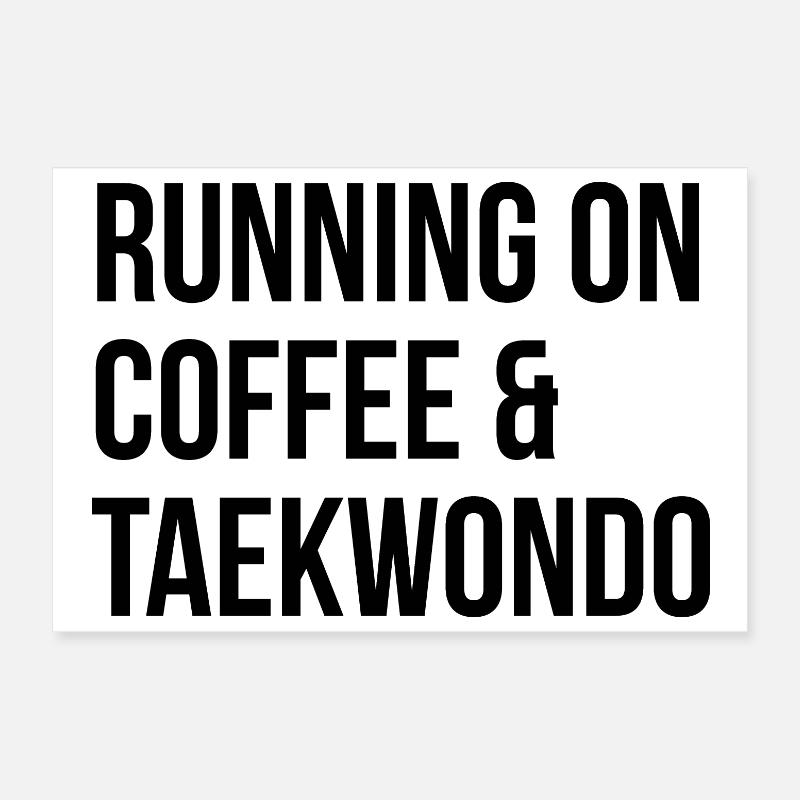 Taekwondo Poster 12" x 8" (30x20 cm)
