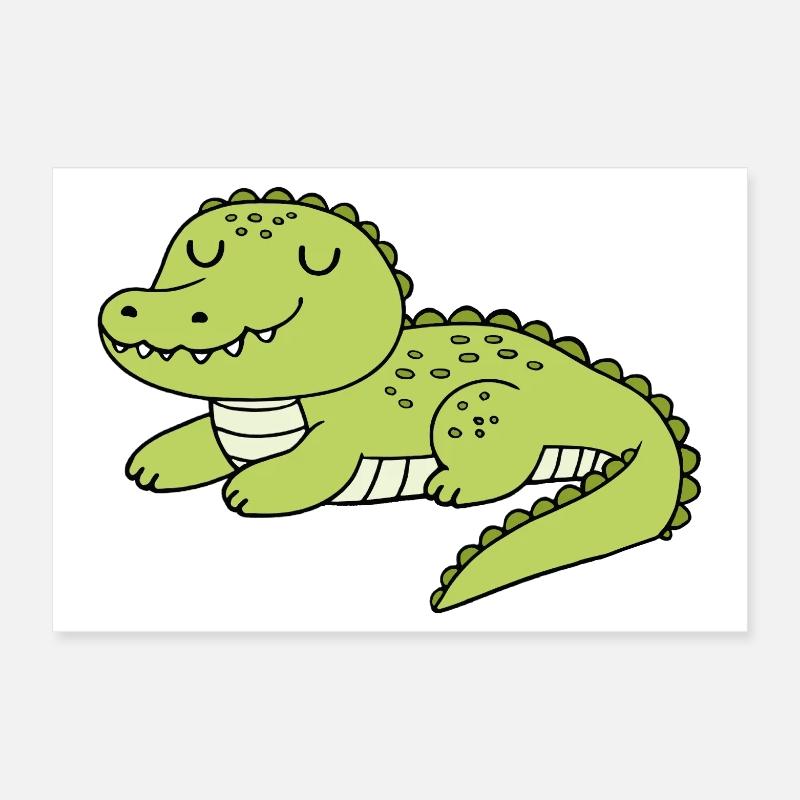 Crocodile Poster 30 x 20 cm
