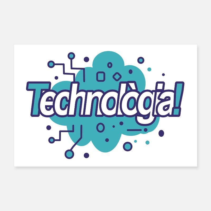 technology Poster 12" x 8" (30x20 cm)