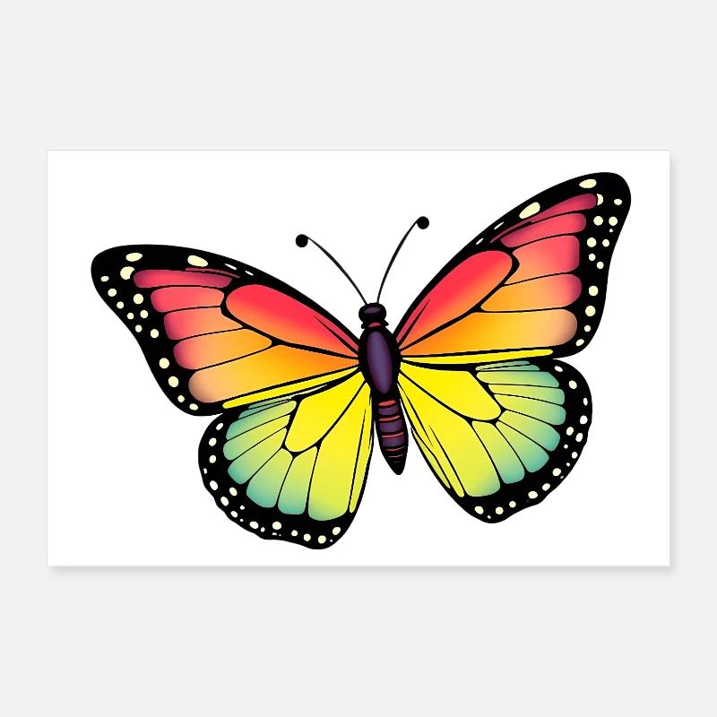 Papillon Poster 30 x 20 cm