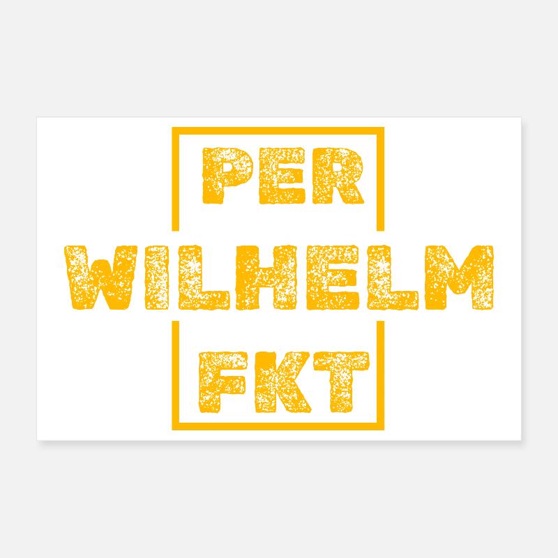 Wilhelm Poster 12" x 8" (30x20 cm)