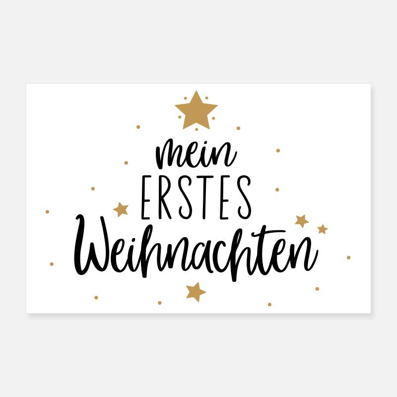 mon premier Noël Poster 30 x 20 cm