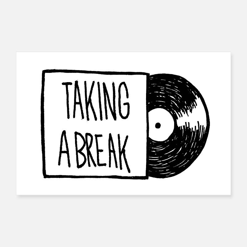 Taking a break Poster 12" x 8" (30x20 cm)
