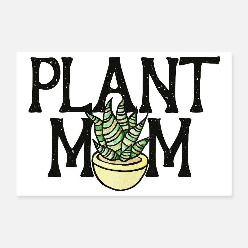 Pot à fleur de maman de plantes Poster 30 x 20 cm