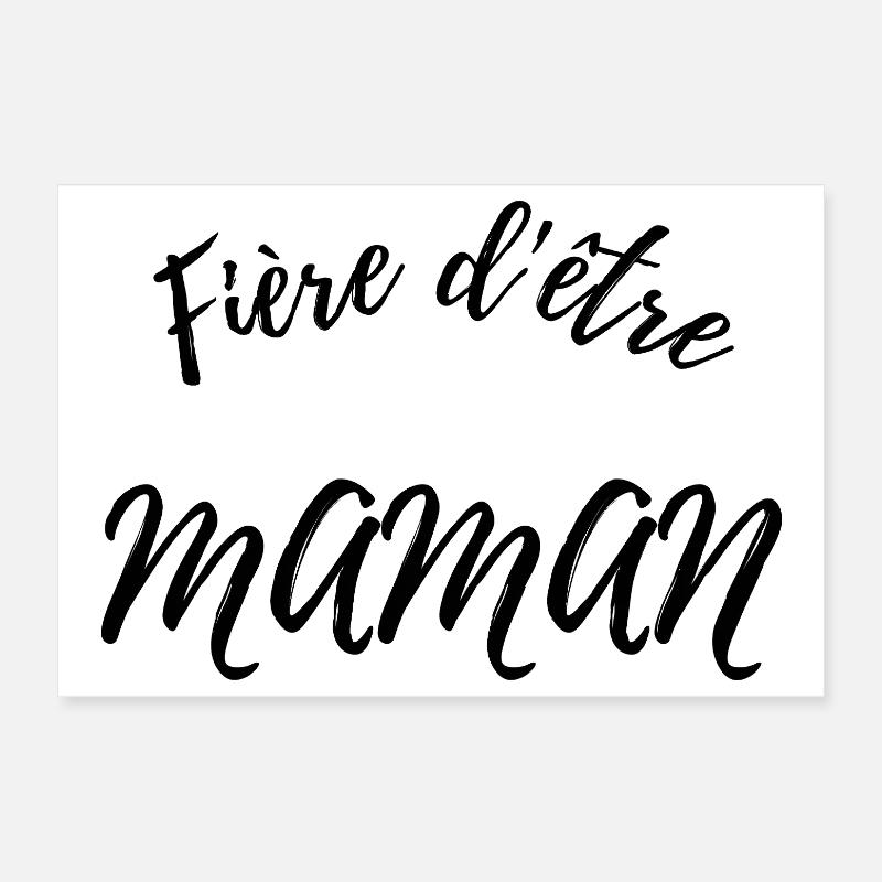 Fière d'être maman Poster 30 x 20 cm