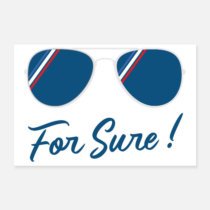 For Sure Mr President Poster 12" x 8" (30x20 cm)