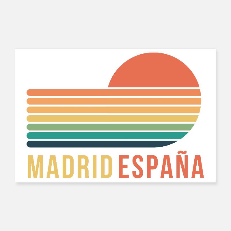 Madrid, Spanien Poster 30x20 cm