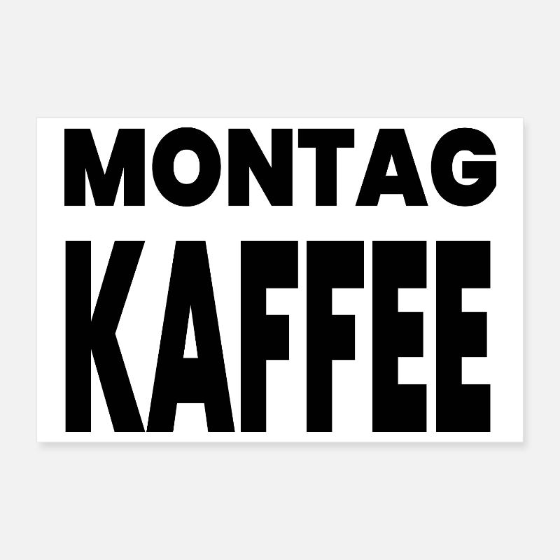 Kaffee Poster 30x20 cm