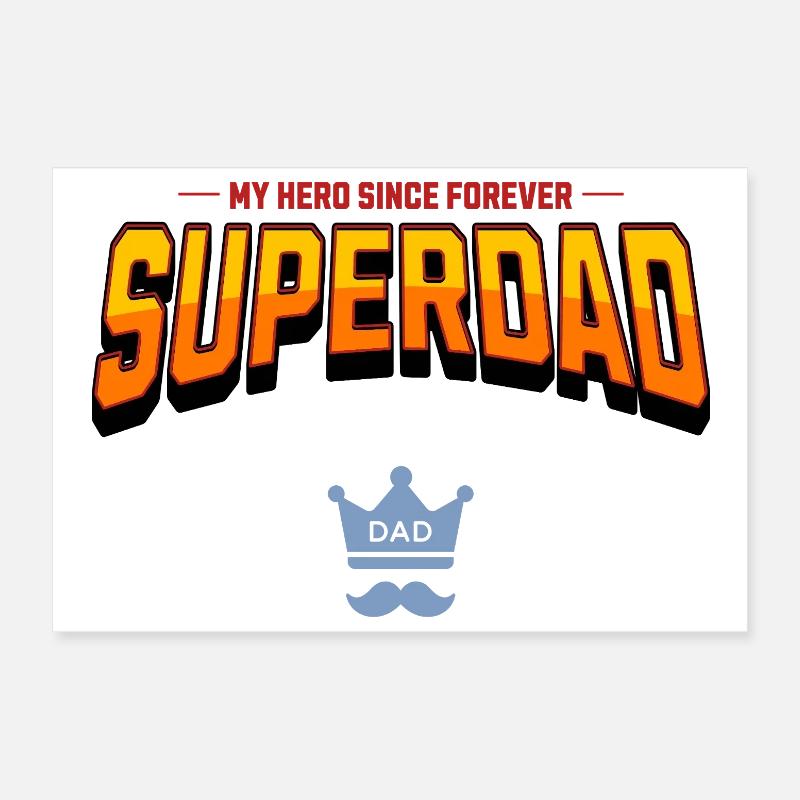 superdad Poster 30x20 cm