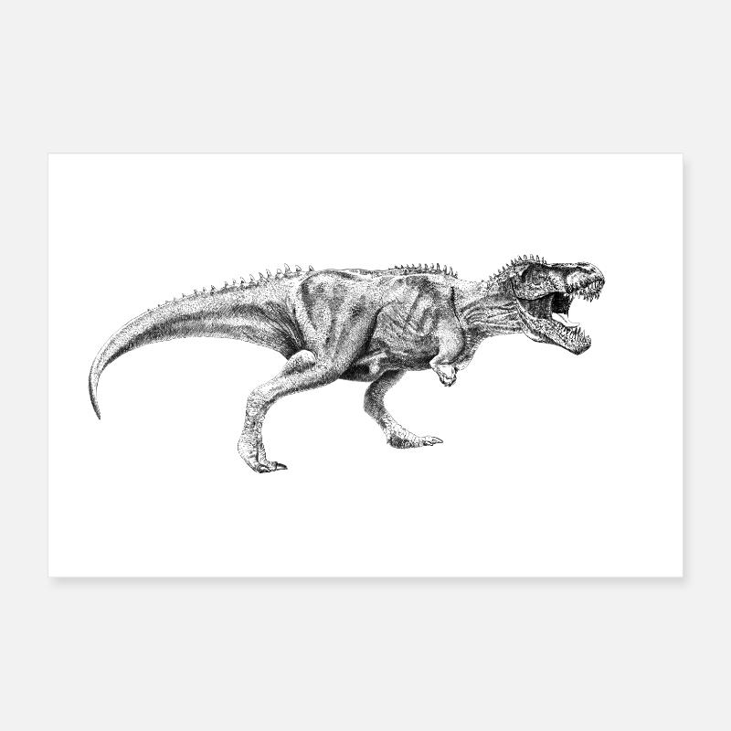 Dinosaurier Poster 30x20 cm