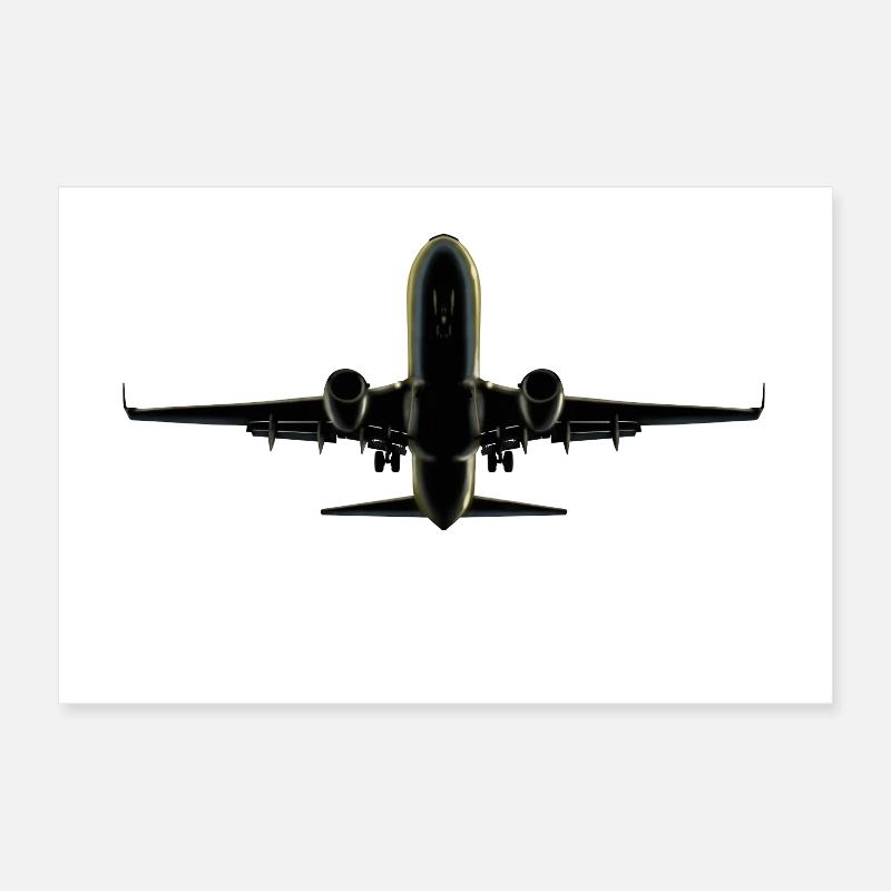 Flugzeug Poster 30x20 cm