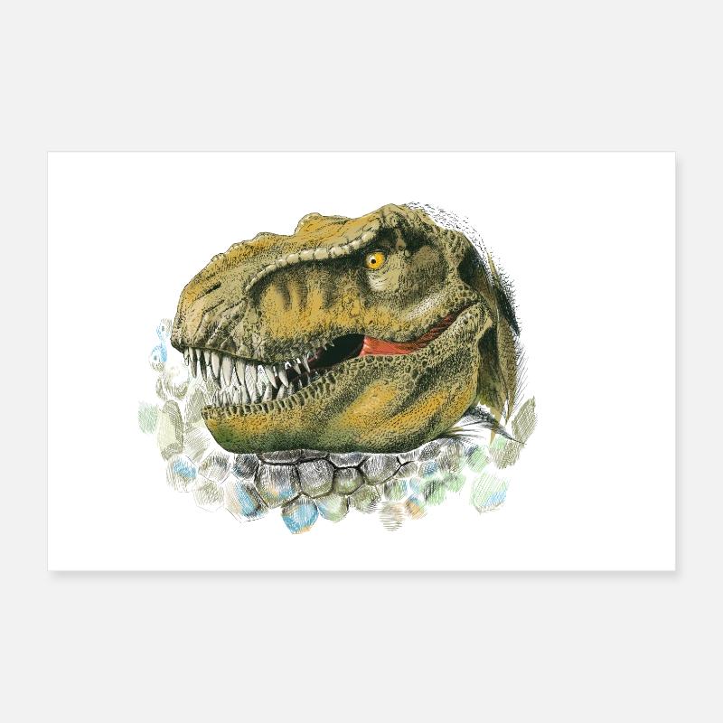 Dinosaur Poster 30 x 20 cm