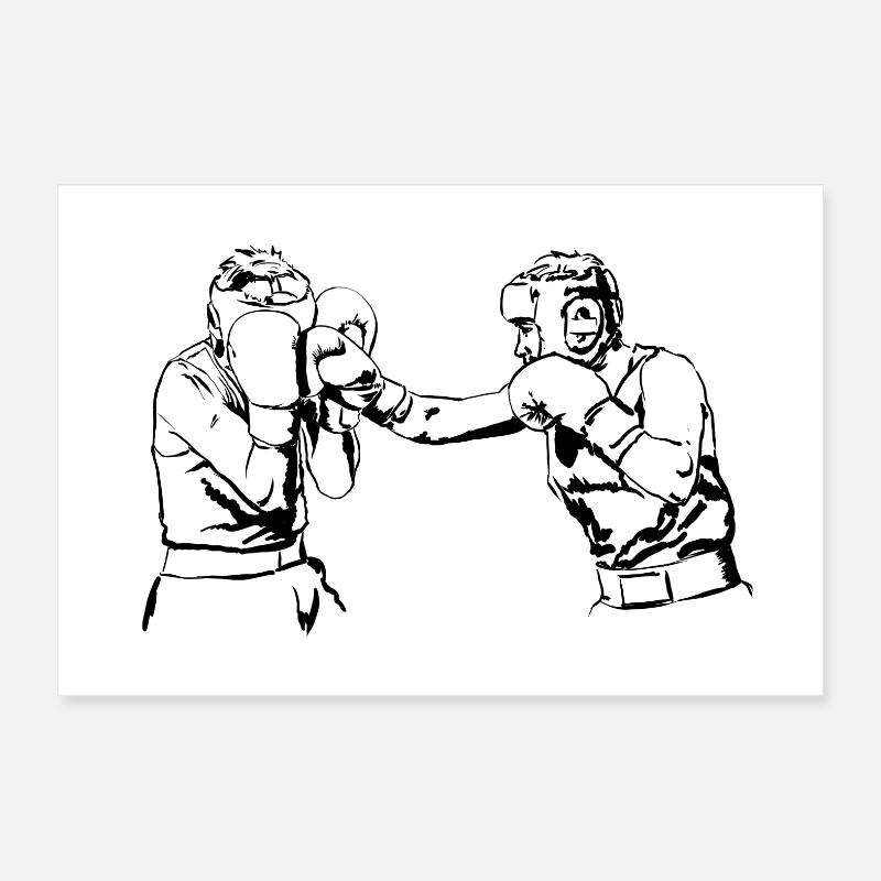 Boxing Poster 30x20 cm