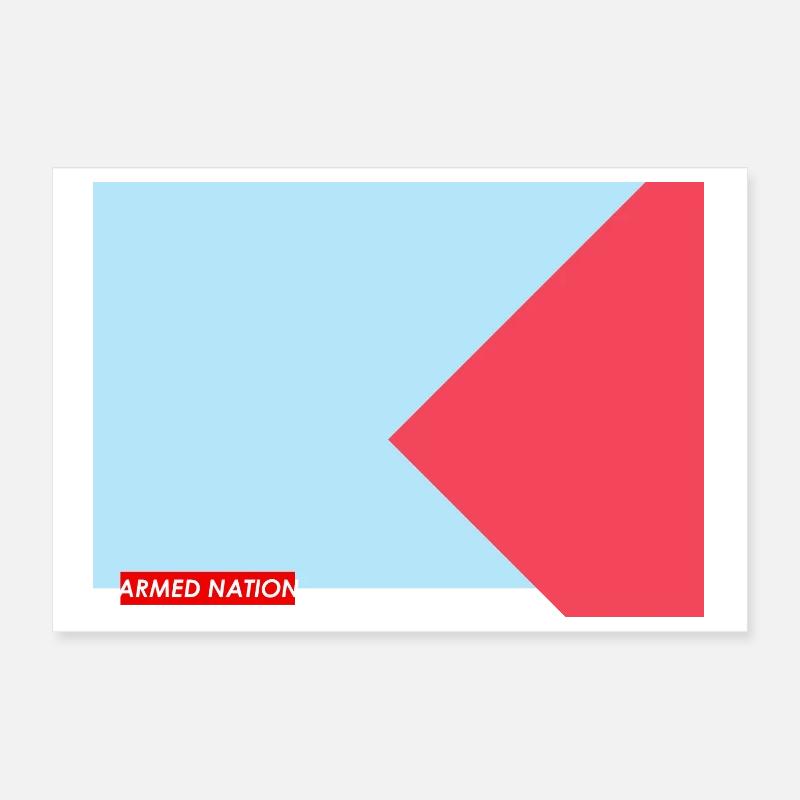 BLEU ROUGE 2025 Poster 30 x 20 cm