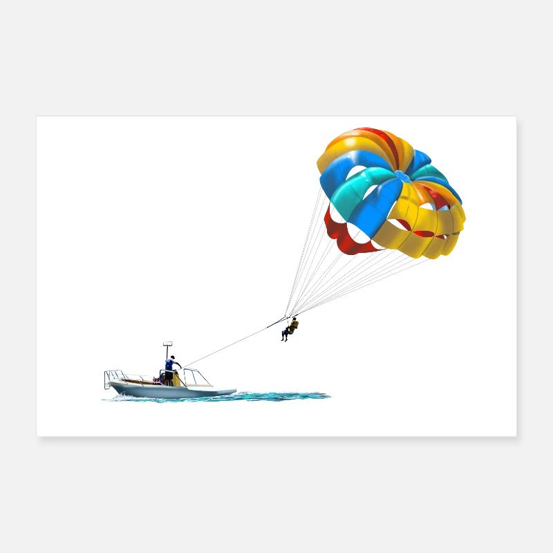 Parasailing Poster 30x20 cm