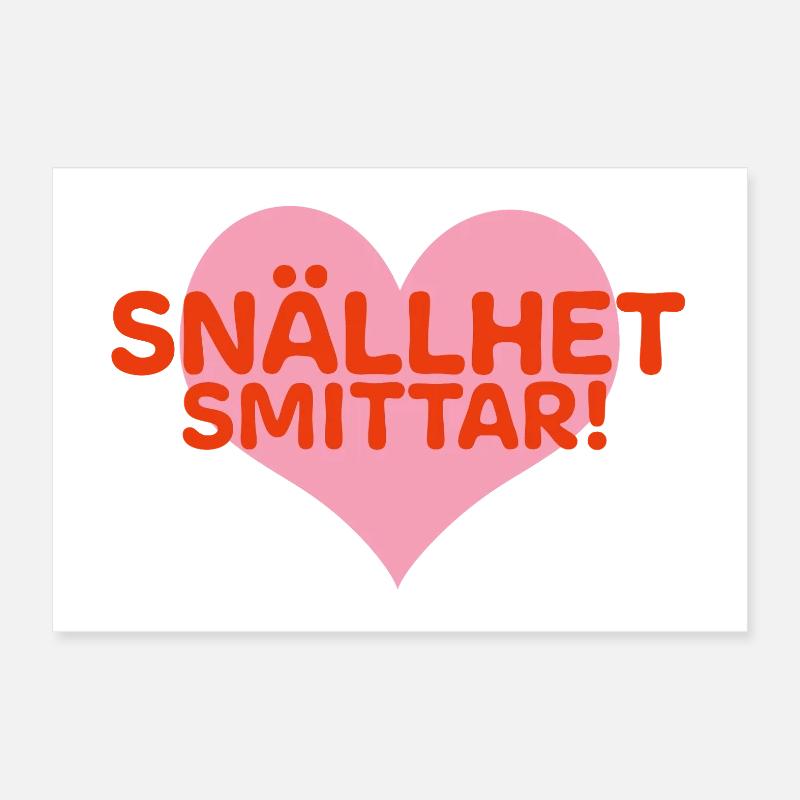 Kindness is contagious Poster 12" x 8" (30x20 cm)