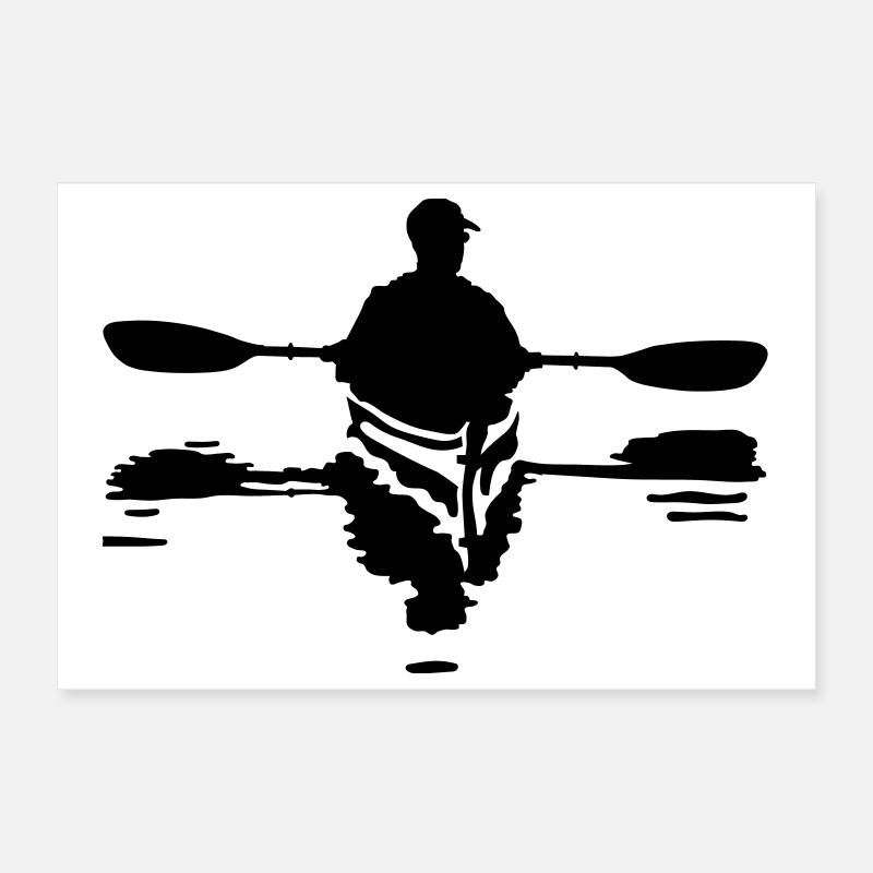 Kayak Poster 12" x 8" (30x20 cm)