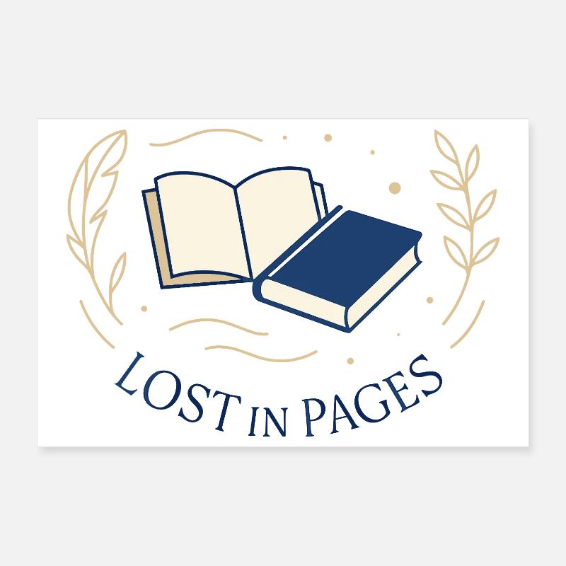 Between the pages Poster 12" x 8" (30x20 cm)