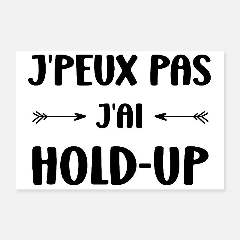 Hold up Poster 12" x 8" (30x20 cm)