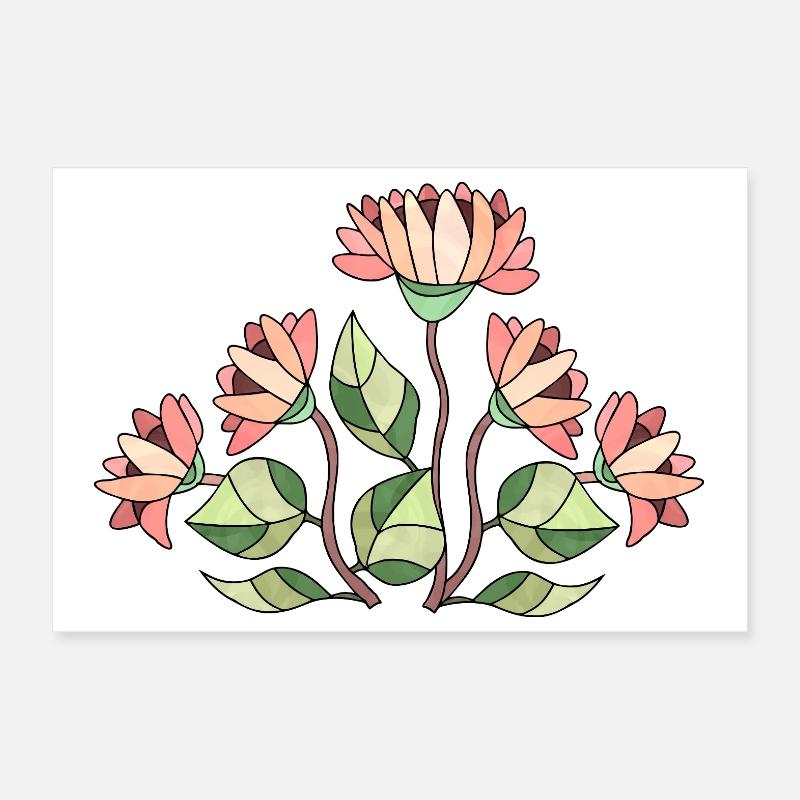 Fleur Poster 30 x 20 cm