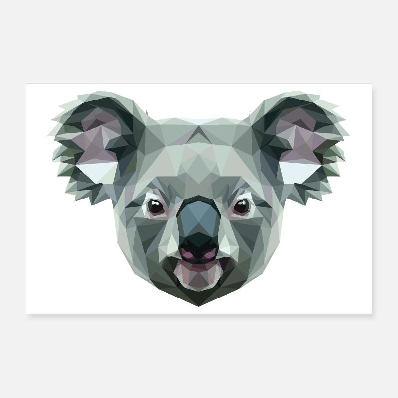 Koala Bear Australia Koala Bear Cute Koala Bears Poster 12" x 8" (30x20 cm)