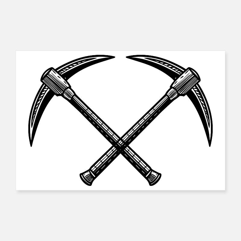 Kreuzspitzhacken Poster 30x20 cm
