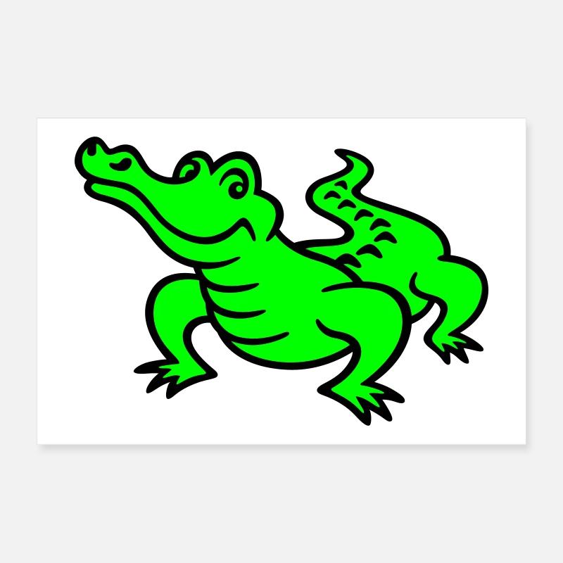 crocodile (a) Poster 30 x 20 cm