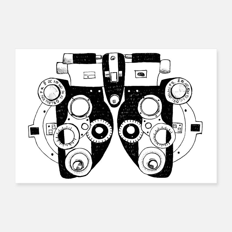 Phoropter Poster 30 x 20 cm