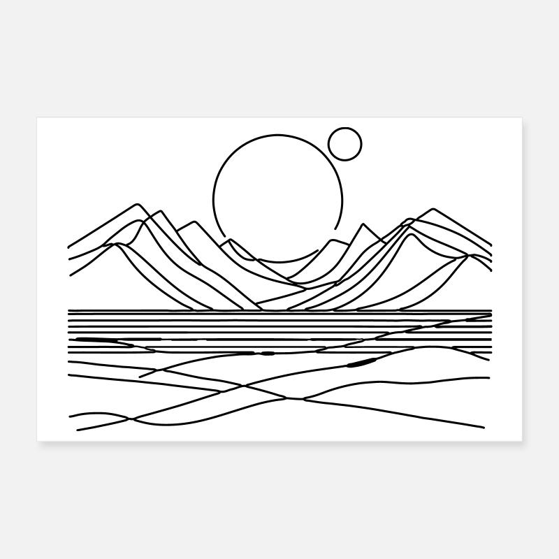 Sunrise Poster 12" x 8" (30x20 cm)