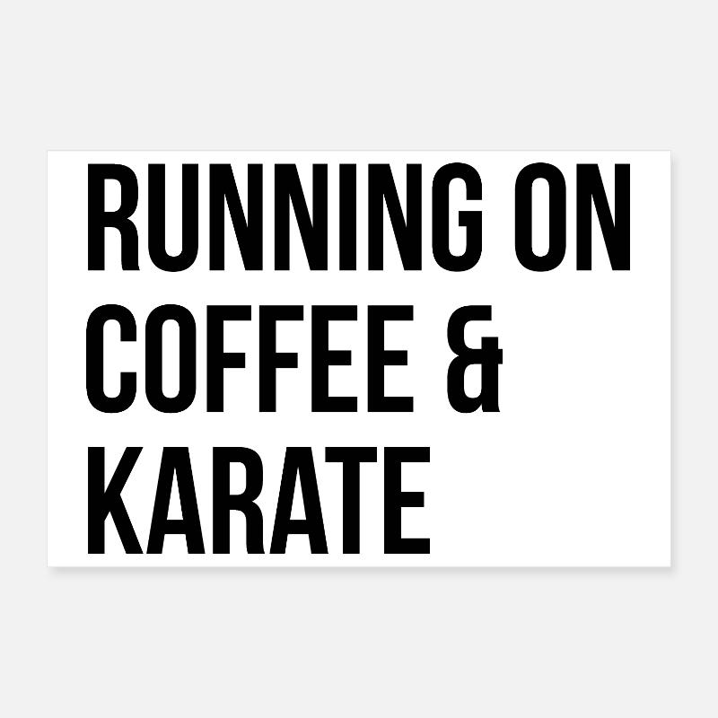 Karate Poster 12" x 8" (30x20 cm)