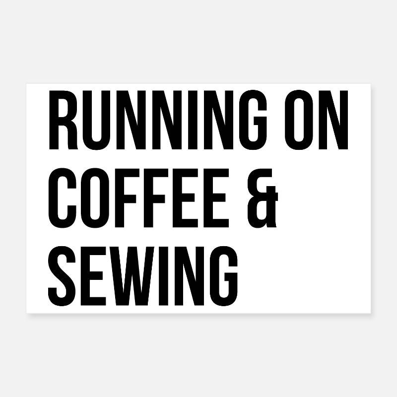 Sewing Poster 12" x 8" (30x20 cm)