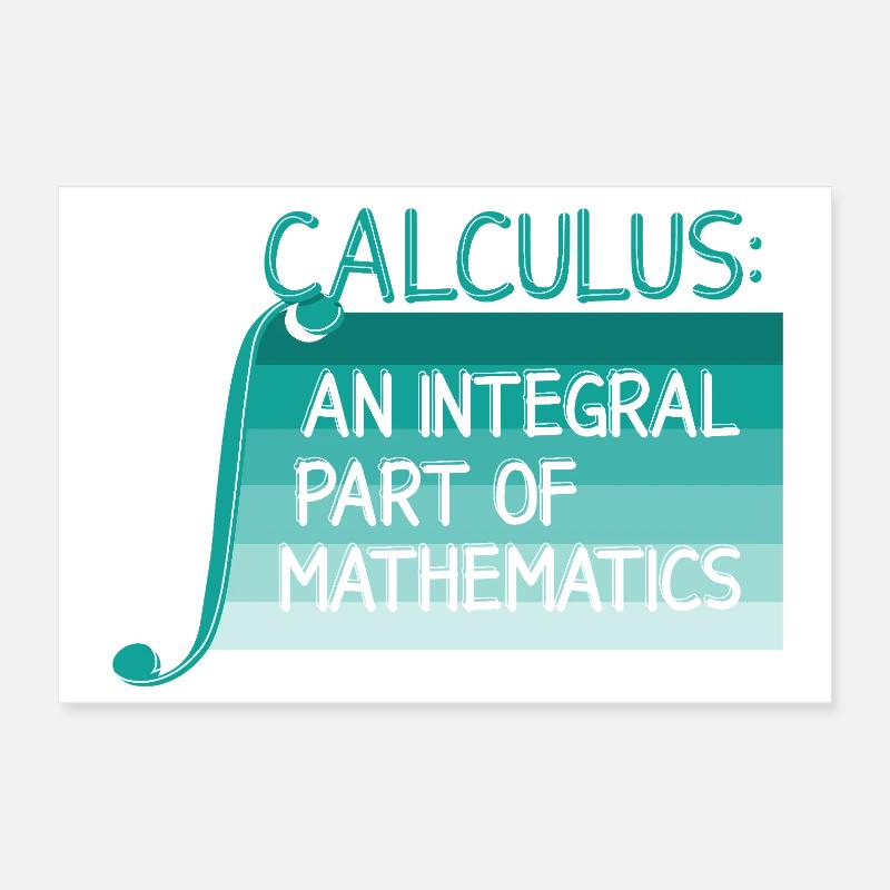 Math Teacher Geometry School Mathematics Poster 12" x 8" (30x20 cm)