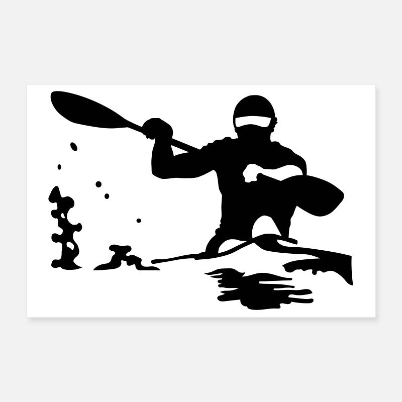 Kayak Poster 30 x 20 cm