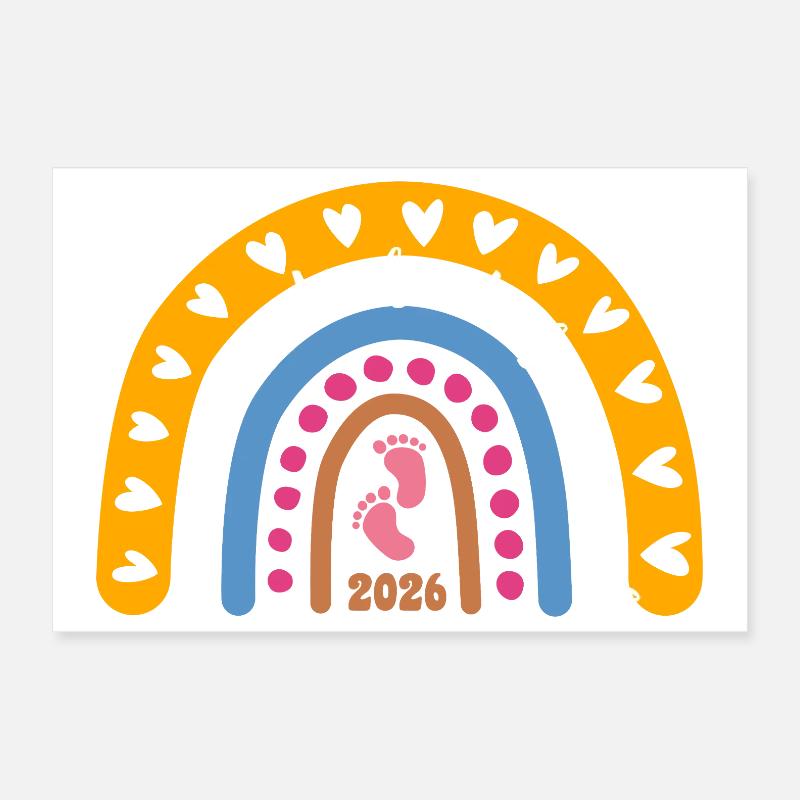 Quand l’amour devient vie - Bébé 2026 Poster 30 x 20 cm