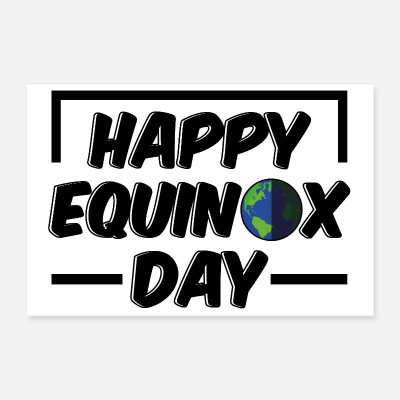 Joyeux jour de l’équinoxe Bénédictions d’Ostara Poster 30 x 20 cm