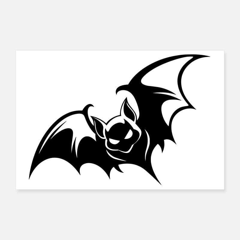 Bat Gothic Logo Poster 30 x 20 cm