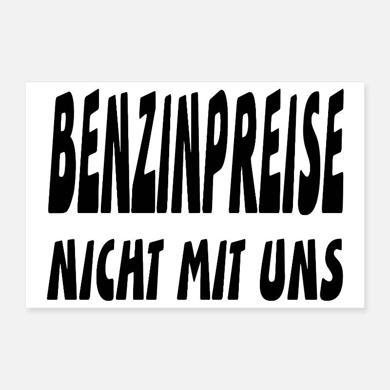 Benzin Poster 30x20 cm