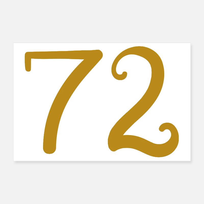 72 Poster 30 x 20 cm