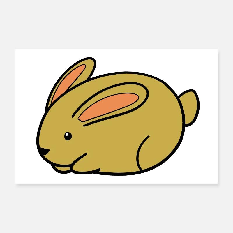 Hase Poster 30x20 cm